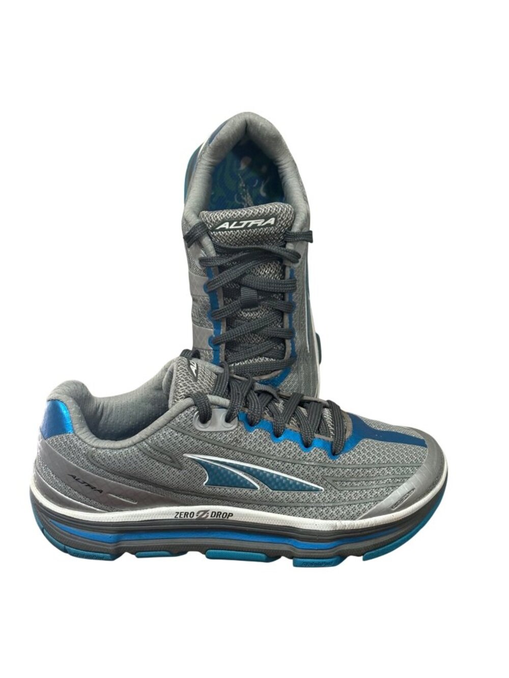 Altra Womens Zero Drop Running Shoes Gray Blue Size 5.5 EU 36 Cushion